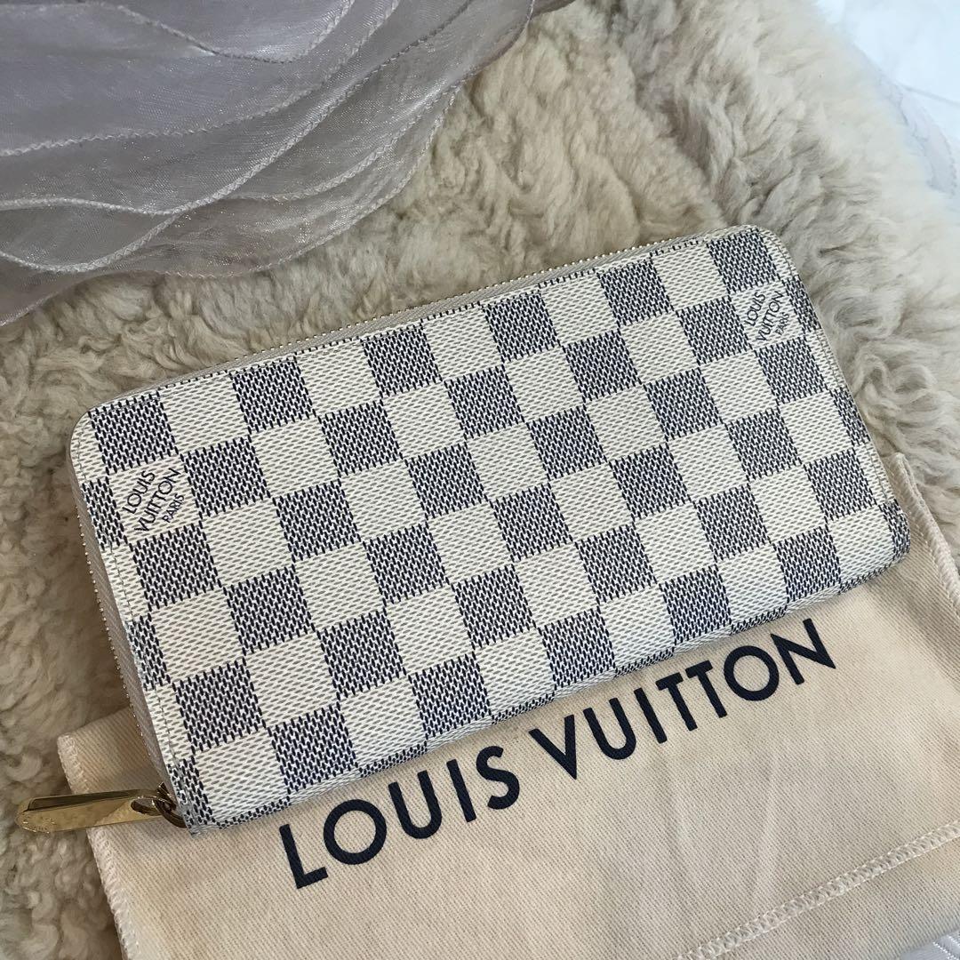 ☆美品☆LOUIS VUITTON ダミエ・アズール ジッピーウォレット 長財布-