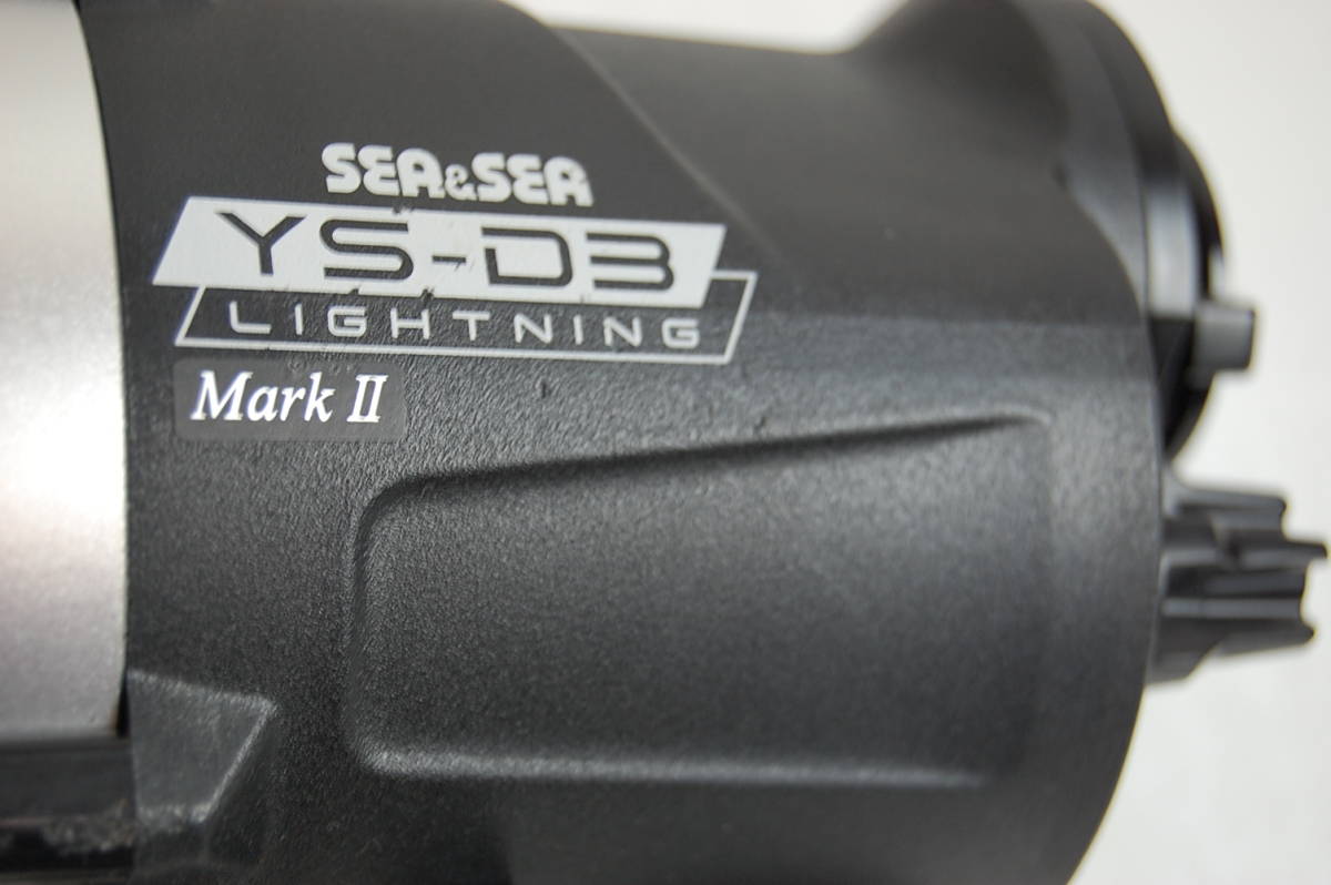 通電・発光確認済 SEASEA YS-D3 LIGHTNING Mark Ⅱ ２個セット ライトニング マーク 水中ストロボ フラッシュ  ストロボ