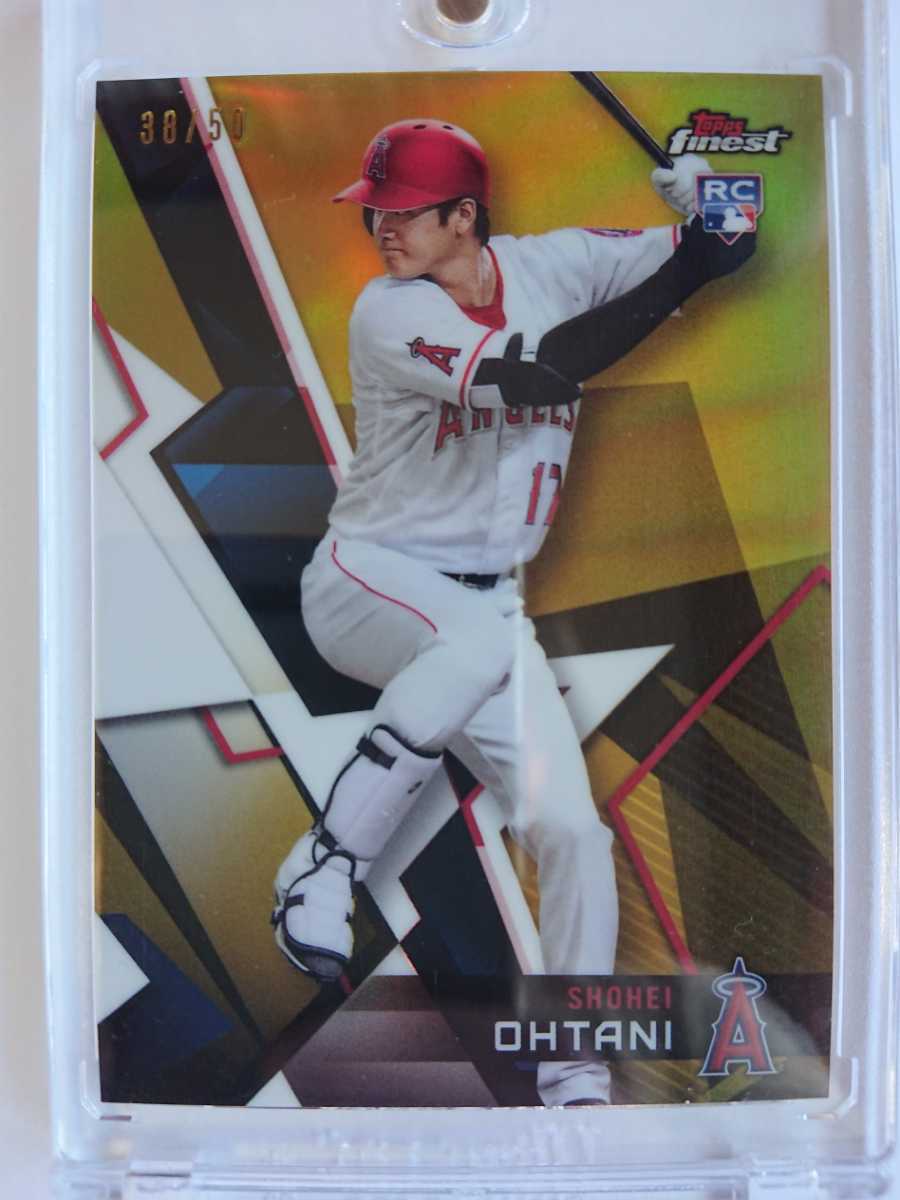 【50枚限定RC】2018 Topps Finest Gold Refractor Rookie 大谷翔平