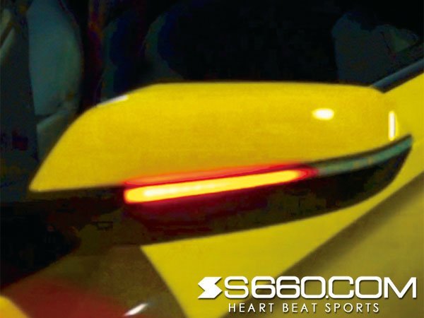 新品｜S660.COM　SPIDER　シーケンシャルドアミラーユニット　S660(JW5)　【エスロクロクマルドットコム】