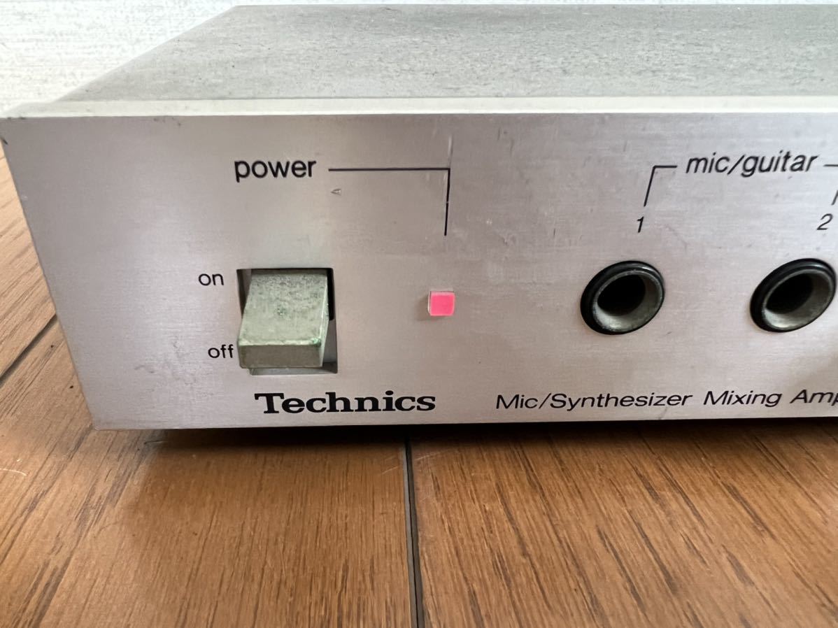 Technicsテクニクス Mic/Synthesizer Mixing Amp SH-3077G_画像2