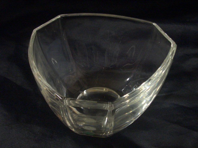 Vintage Tiffany & Co. Crystal Glass Hexagonal Bowl ティファニーのクリスタル六角形ボール