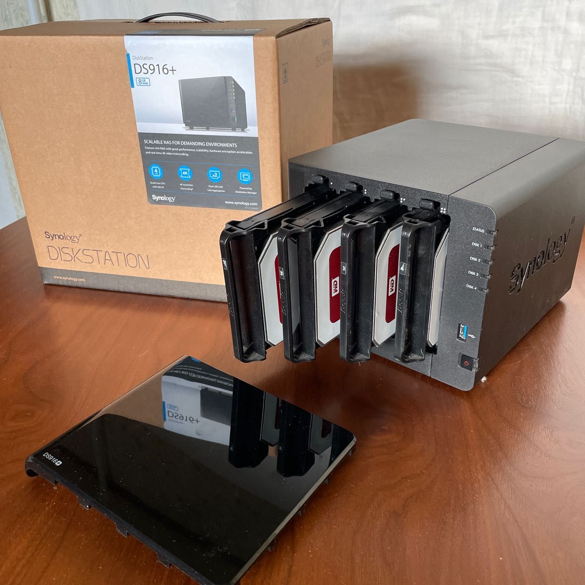 DiskStation DS916+(8GB) 、WD 8TB × 4個 = 32TB | noonanwaste.com