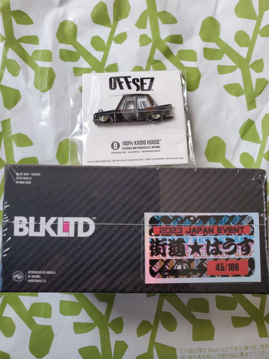 100個限定 KAIDO☆HOUSE BLKLTD STREET 510 黒 ピンバッチ付き