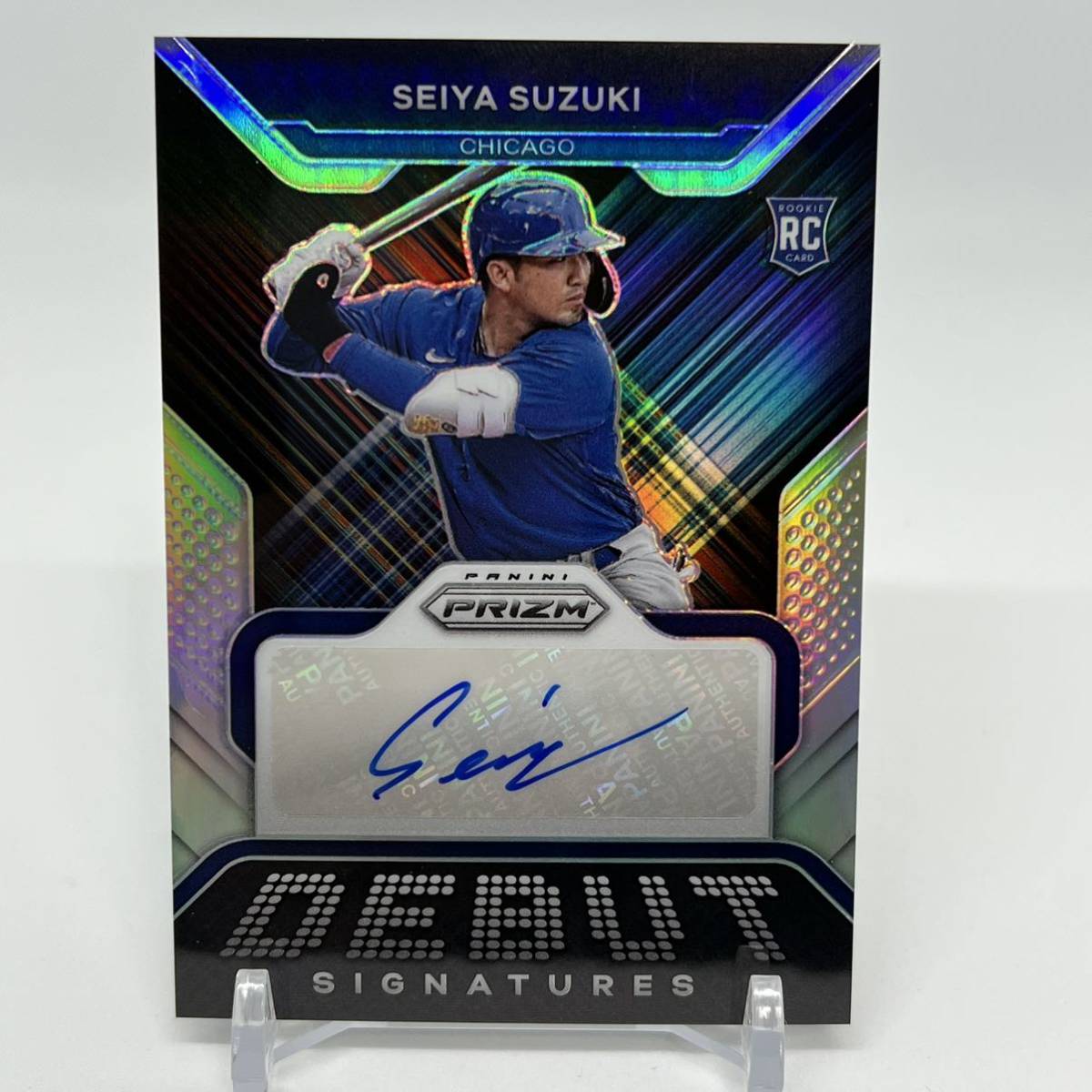鈴木誠也 ルーキー 直筆サイン 2022 Panini Prizm Baseball RC Auto Seiya Suzuki Autograph