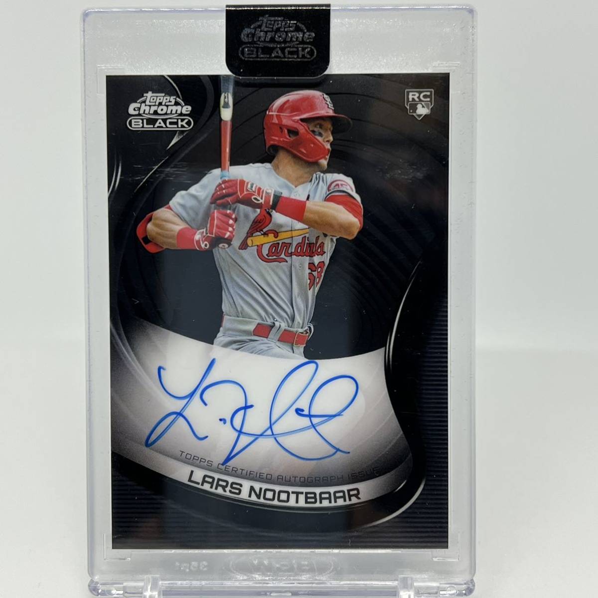 Lars Nootbaar RC Auto 2022 Topps Chrome Black Baseball ラーズ・ヌートバー ルーキー 直筆サイン Autograph MLB Lars Nootbaar RC Auto 2022 Topps Chrome Black Baseball ラーズ・ヌートバー ルーキー 直筆サイン Autograph MLB