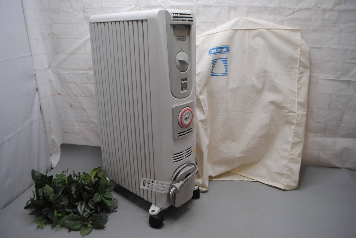 に905.Delonghi　071221TEC　デロンギ　オイルヒーター　暖房器具　カバー付き　4～10畳　ラジエーター ヒーター　_画像1