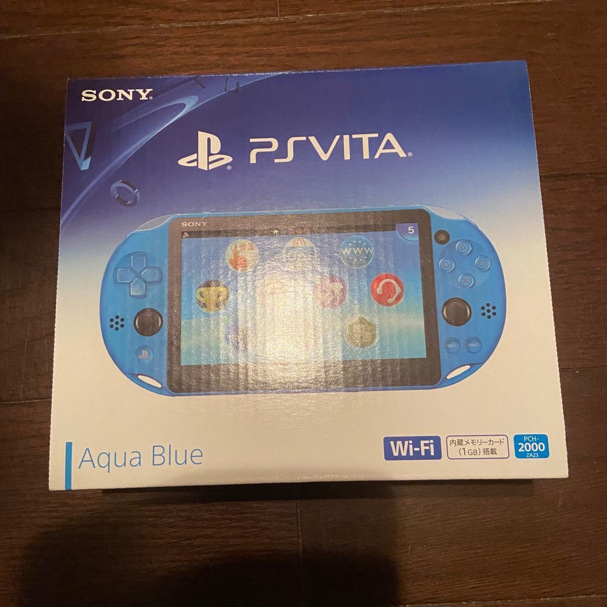 PS Vita PCH-2000 アクアブルー　未開封　未使用　ガラスフィルム添付