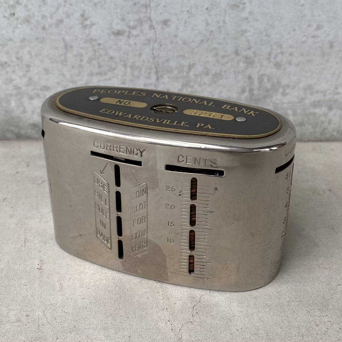  Vintage antique coin Bank savings box / collectable objet d'art interior Novelty - Bank ornament miscellaneous goods America ④