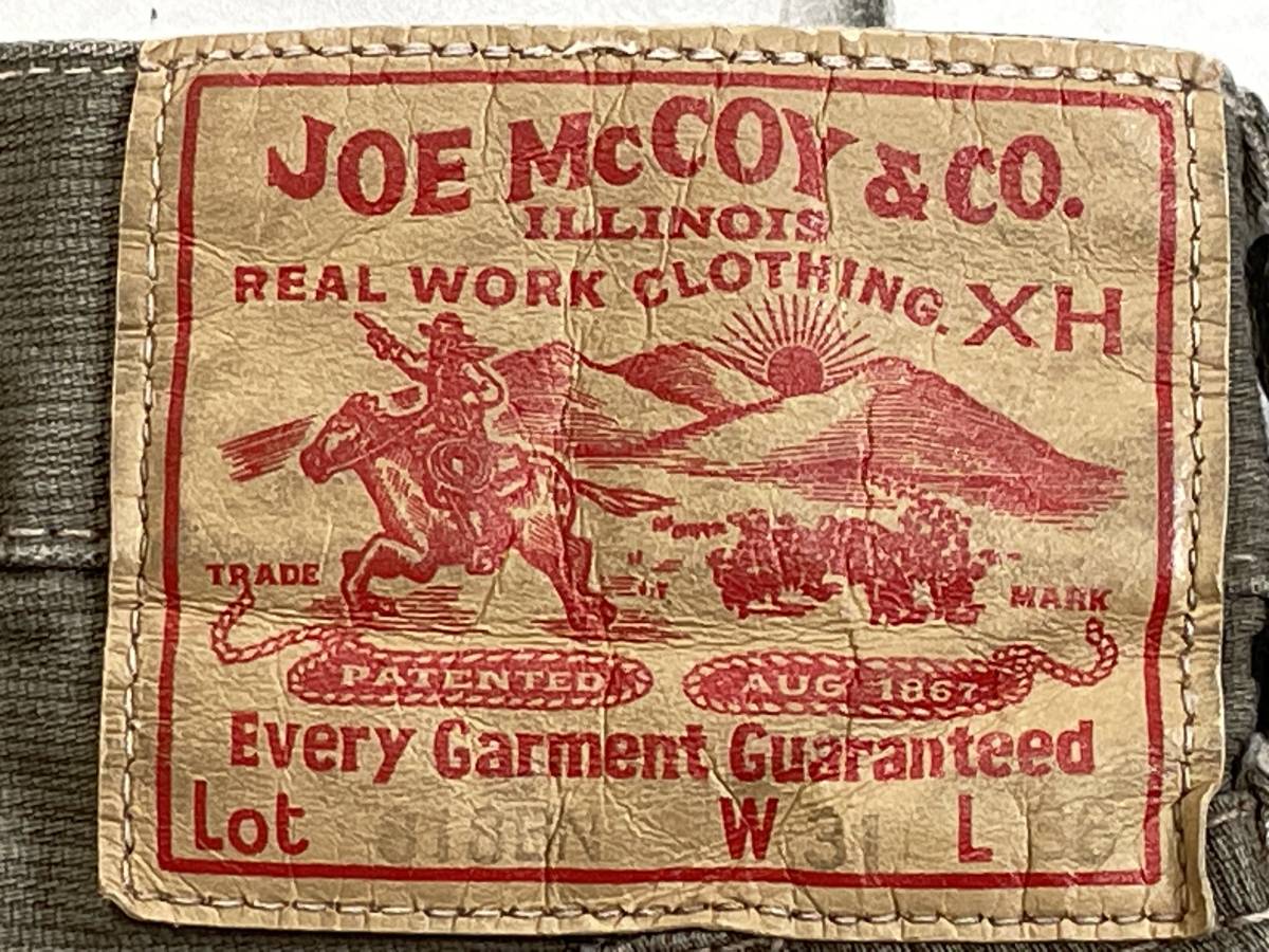 ＵＳＥＤ　リアルマッコイズ　THE REAL McCOY'S　JOE McCOY　818BN　パンツ　サイズ３１　ジョーマッコイ_画像10