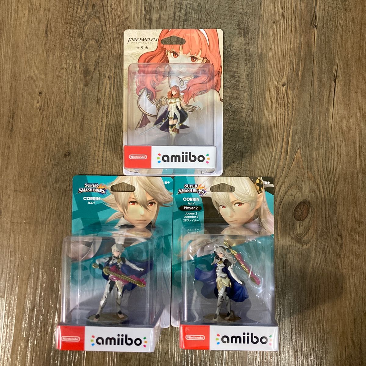 amiibo セリカ　カムイ　カムイ2Pファイター 大乱闘スマッシュブラザーズシリーズ　ファイアーエムブレムシリーズ　新品未開封