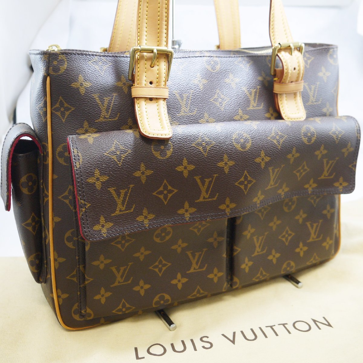 USED品・保管品 Louis Vuitton ルイヴィトン M51162 ミュルティプリ・シテ モノグラム ハンドバッグ MB1004 保存袋付き レディース