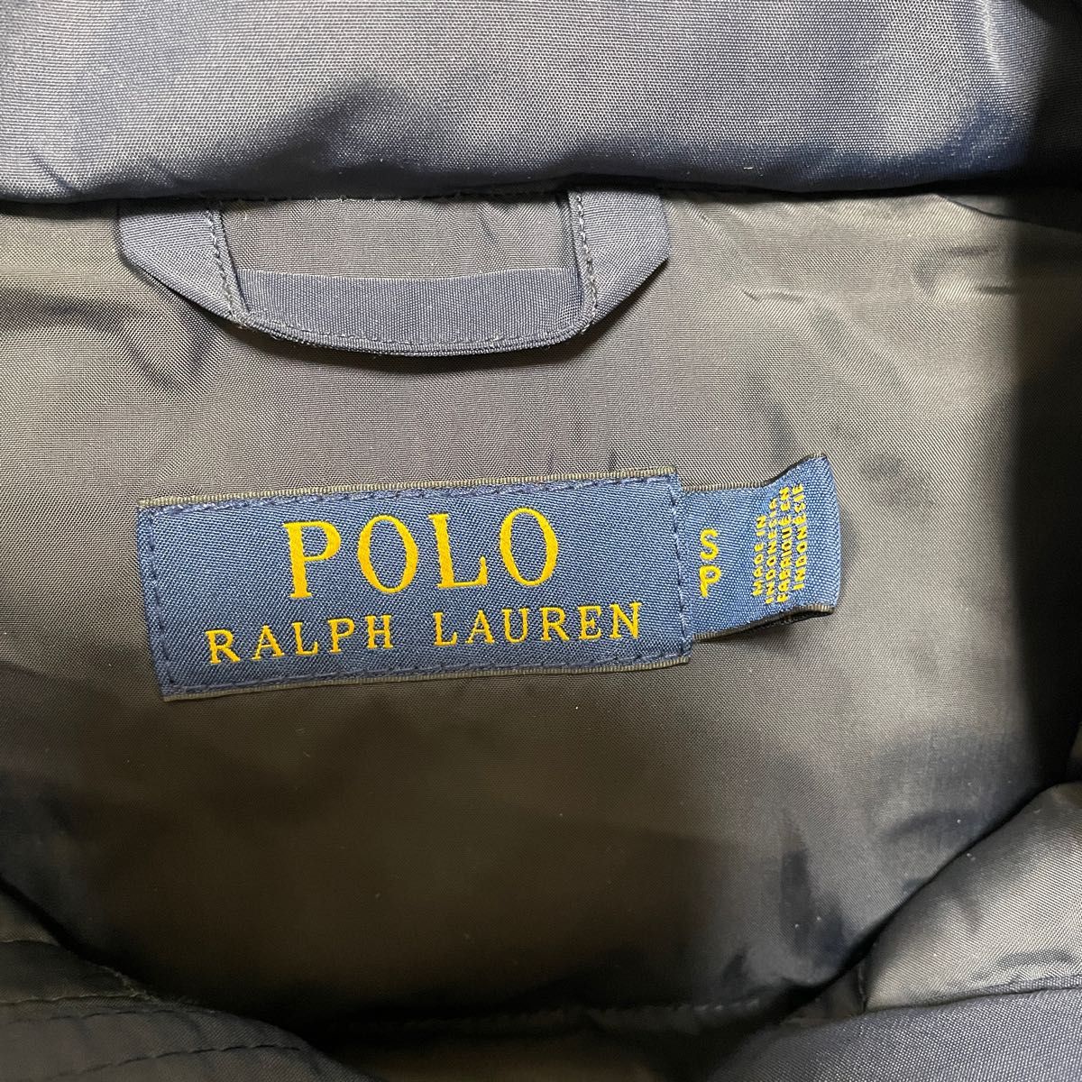 RALPH LAUREN ダウンベスト ネイビー　レディース　フード付き