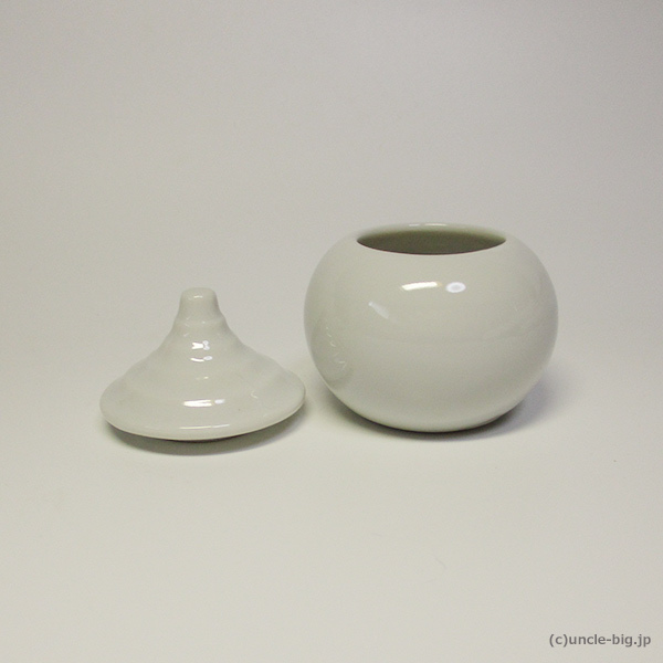 【特価品】陶器 神棚用 水玉 水入れ 2個セット 日本製 箱なし_画像2