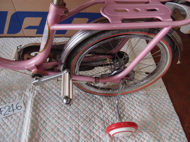 sinterelamiyata bicycle Showa Retro for children several decades storage. unused goods *.