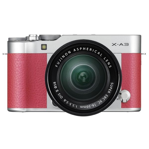 熱い販売 １年保証 中古 美品 ピンク レンズキット X-A3 FUJIFILM 富士