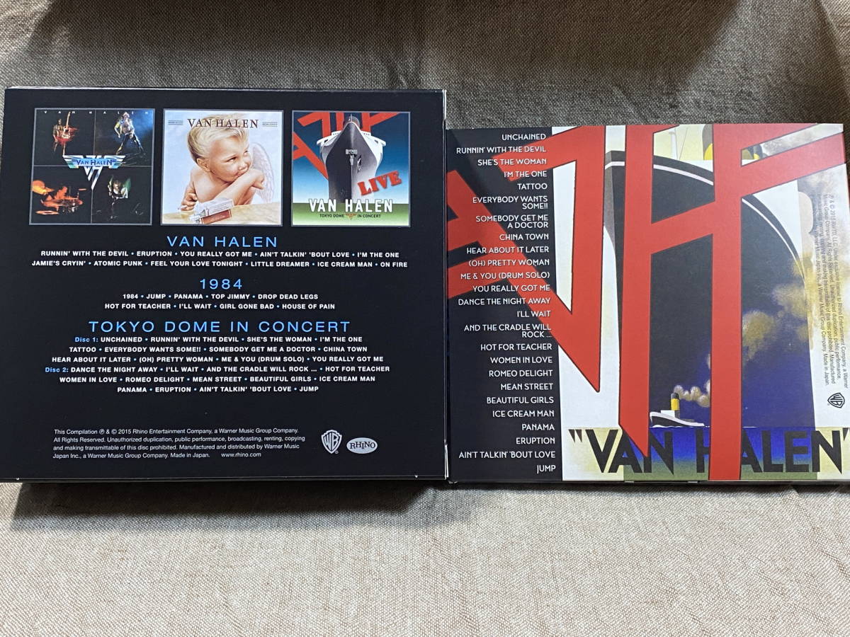 VAN HALEN - S/T / 1984 / TOKYO DOME IN CONCERT DELUXE 4CD 限定盤 日本盤_画像5