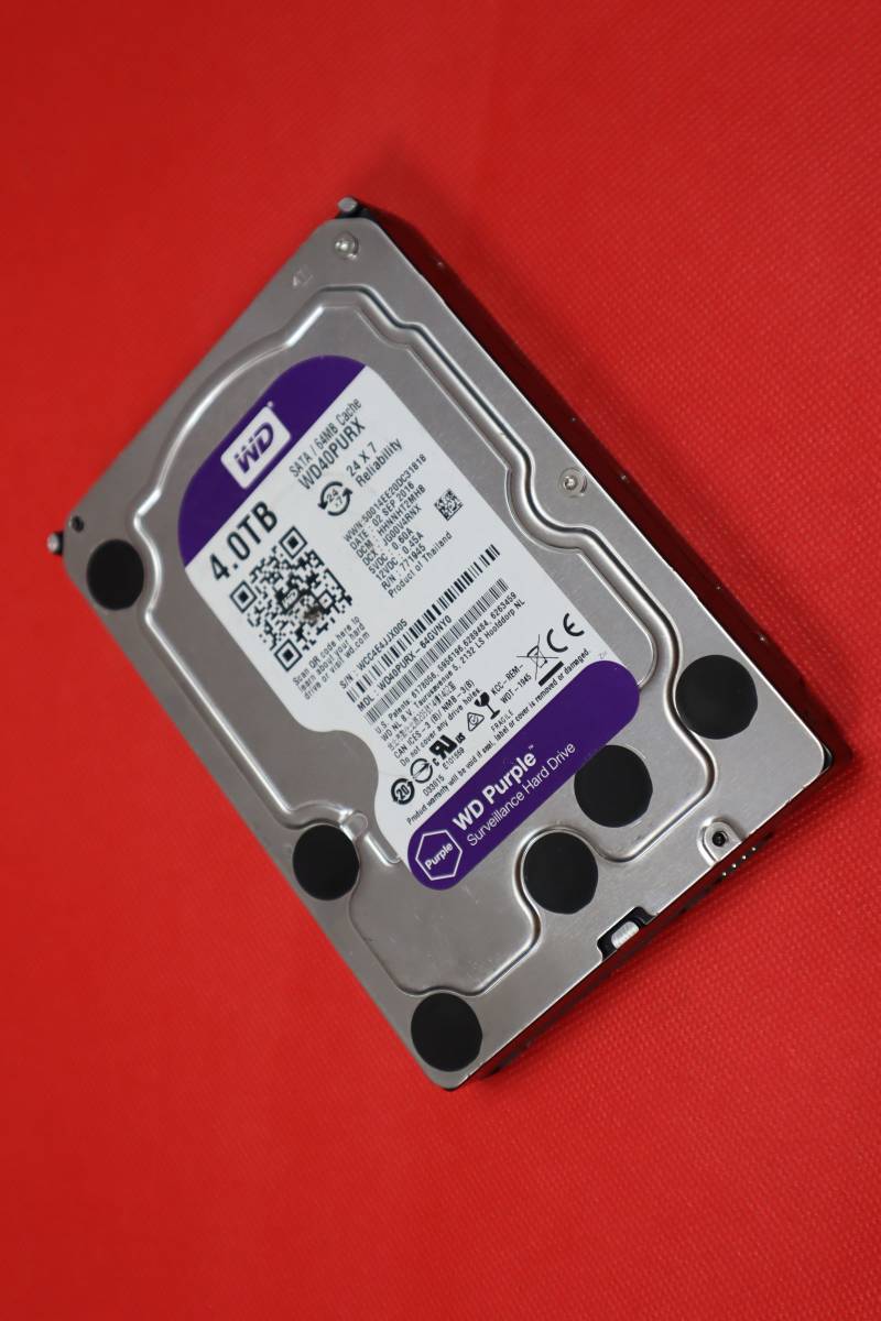 CB9436 & WD Purple WD40PURX ハードディスク 4TB SATA 3.5インチ HDD