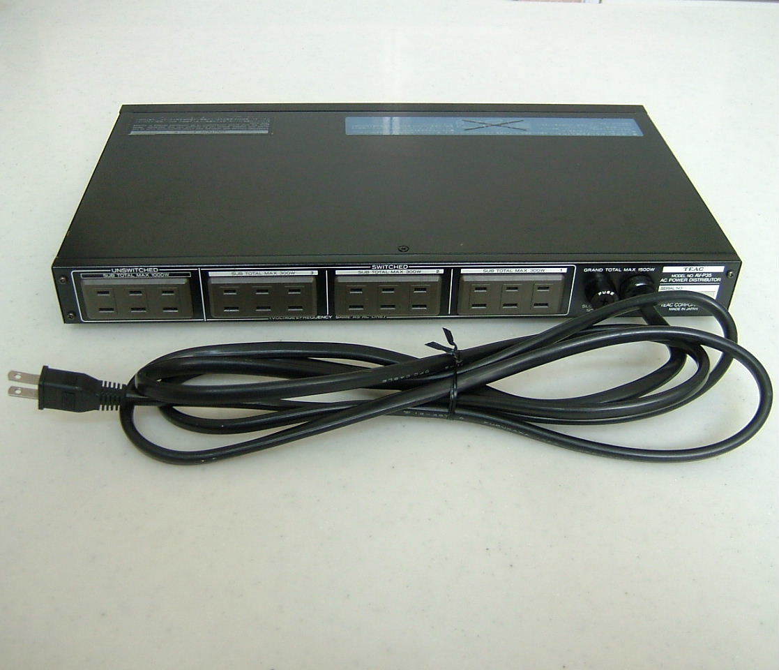 完動 保証 良好 TEAC AV-P35 クリーン電源 計15個 ノイズ 完動 保証 良好 TEAC AV-P35 クリーン電源 計15個 ノイズ