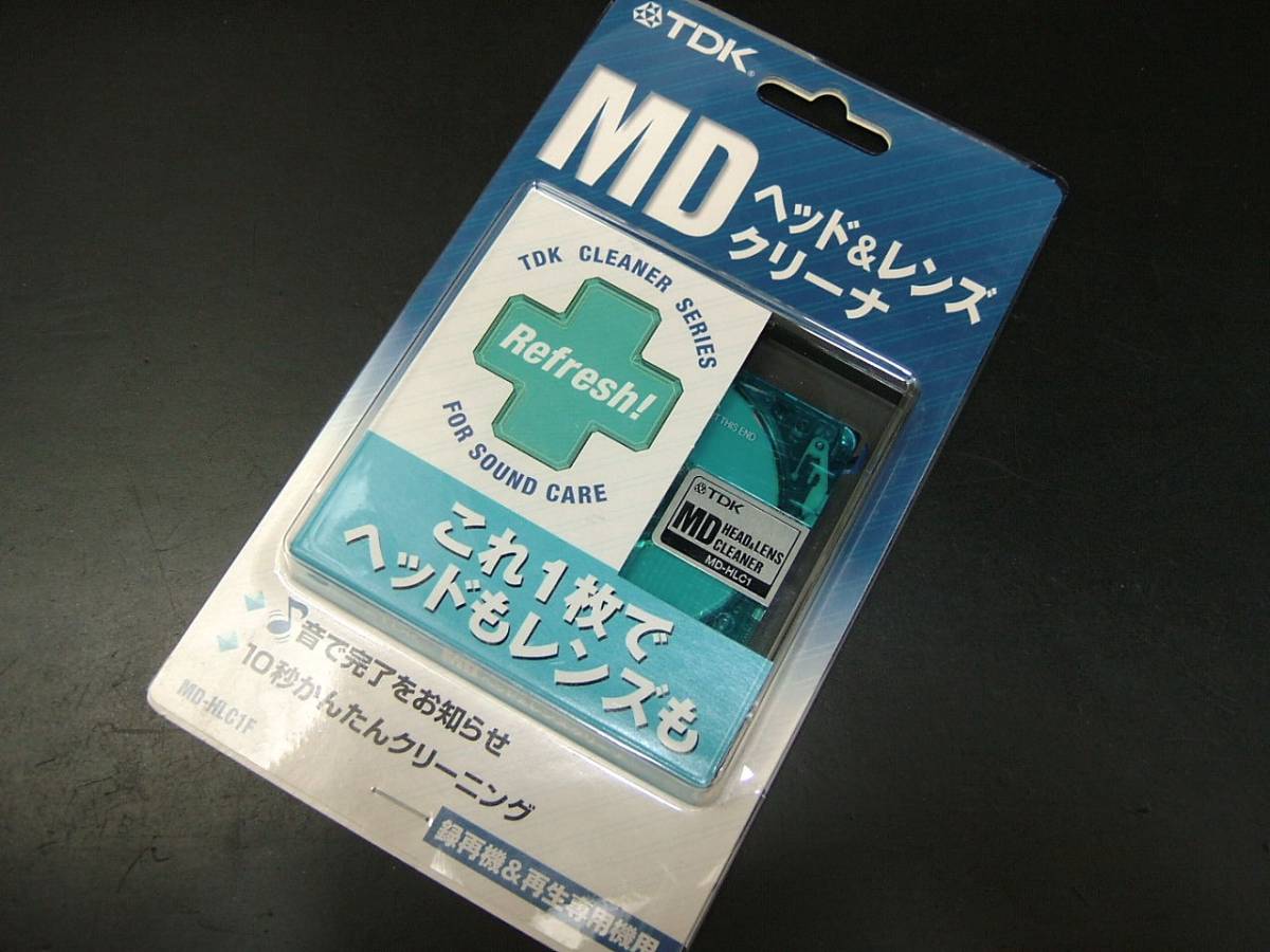 * бесплатная доставка * новый товар TDK запись повторный & только воспроизведение машина для MD head & линзы очиститель качество звука улучшение .NOS сделано в Японии made in Japan
