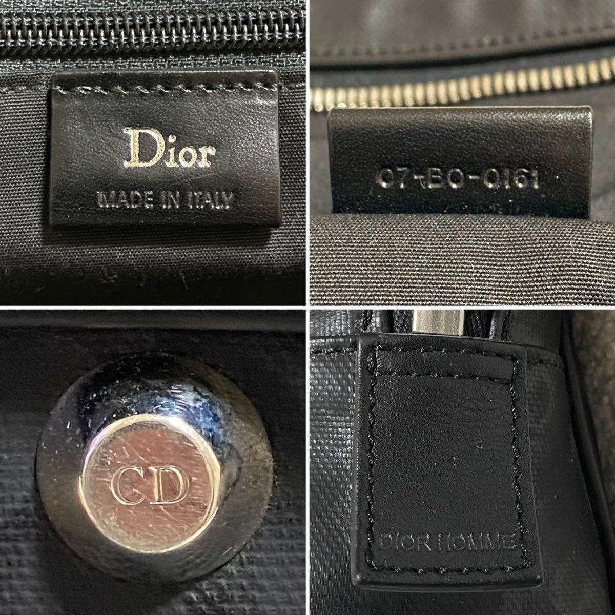 美品 DIOR HOMME ディオールオム CD柄 総柄 ネクタイ グレー 黒 美品 DIOR HOMME ディオールオム CD柄 総柄 ネクタイ グレー 黒