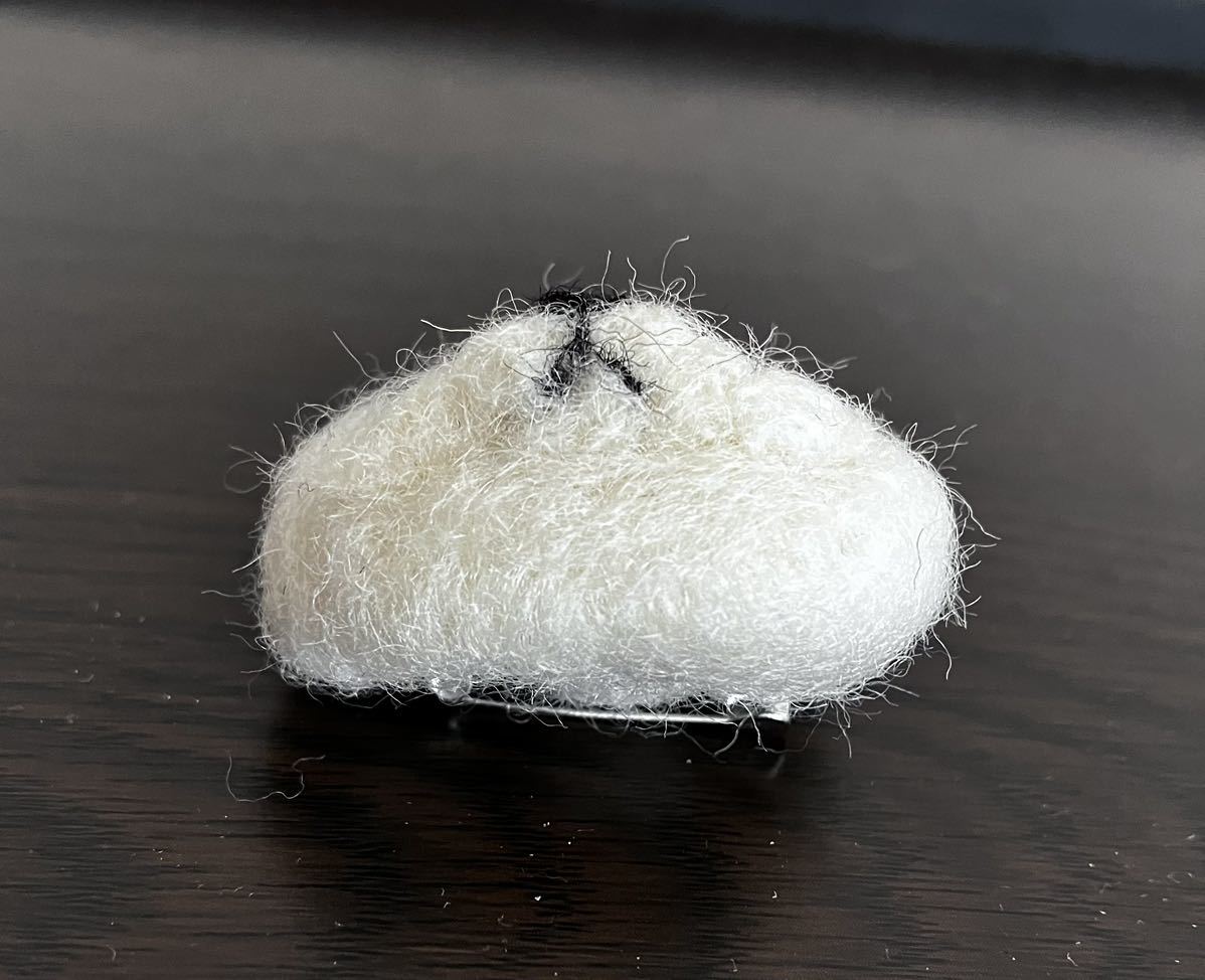 ハンドメイド羊毛フェルト パンダブローチの画像3