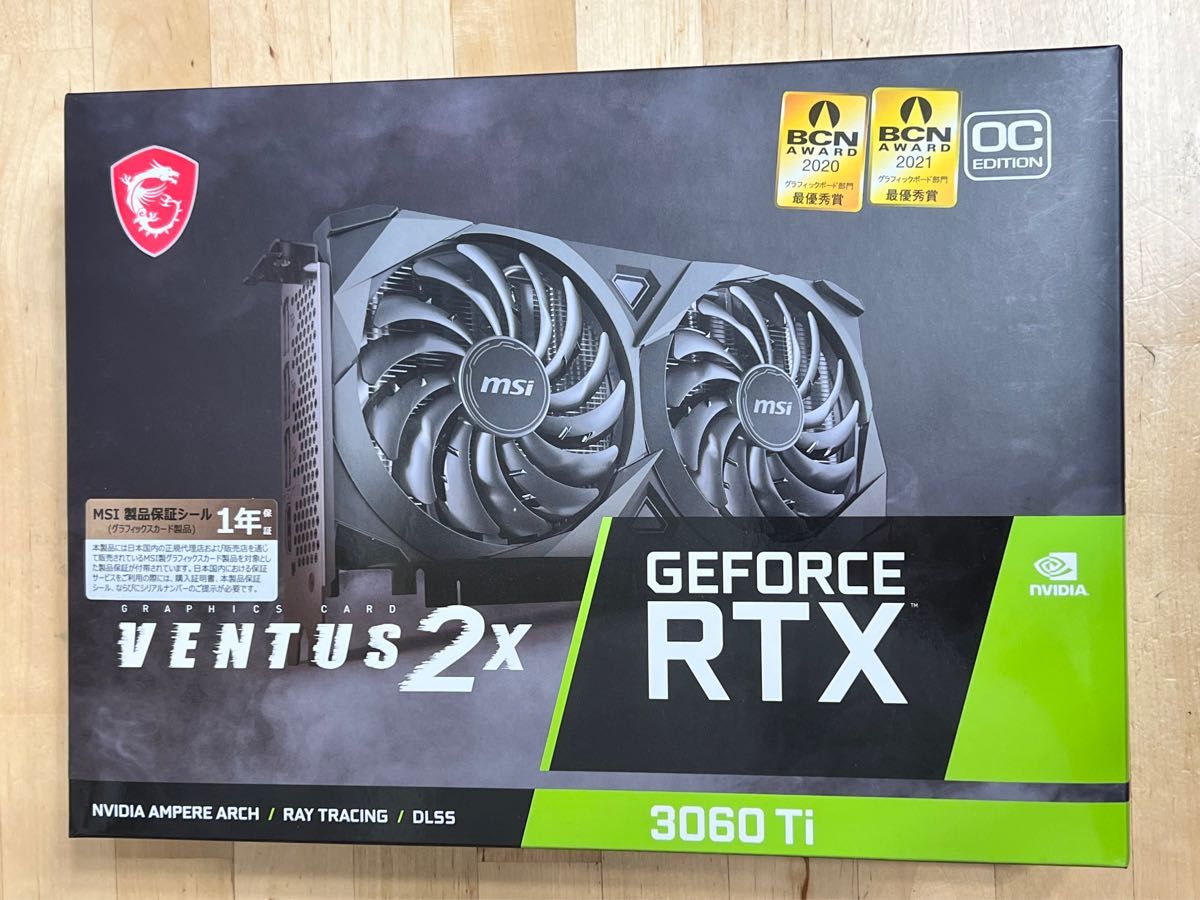 美品MSI RTX 3060Ti Ventus 2X 8G OCV1 LHR|Yahoo!フリマ(旧PayPay