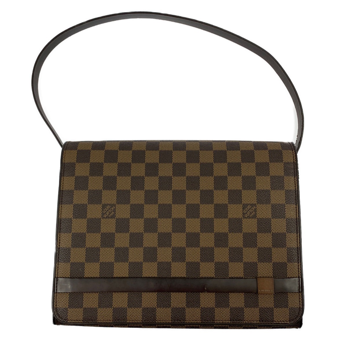 ▽▽ LOUIS VUITTON ルイヴィトン トライベッカ・カレ　ダミエ　ショルダーバッグ N51161 やや傷や汚れあり_画像1