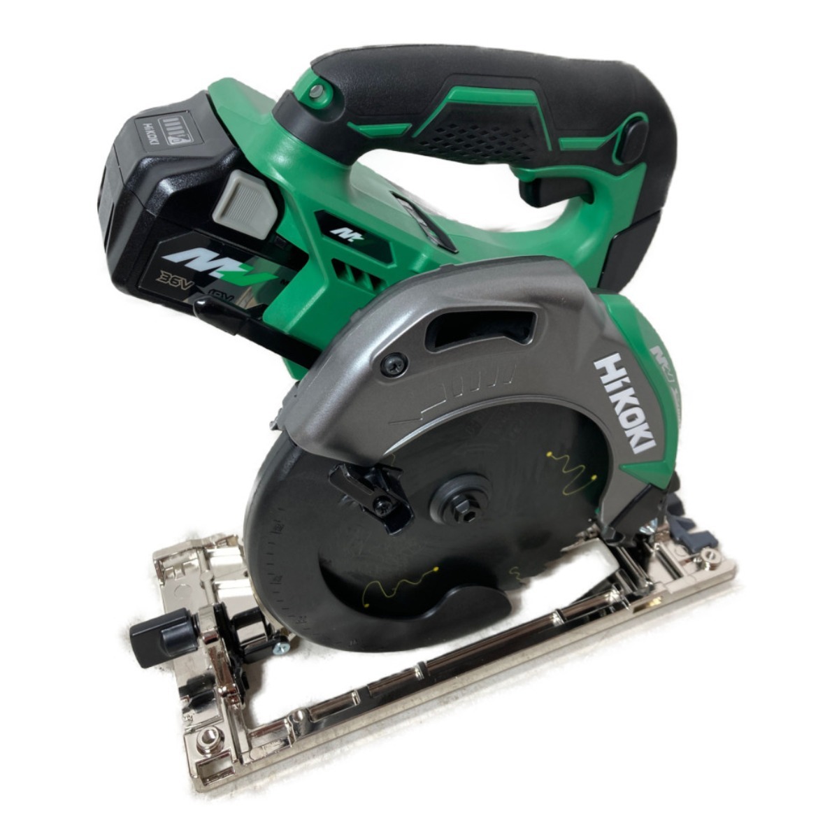HiKOKI ハイコーキ 36V 165mm コードレス丸のこ 黒鯱(バッテリー2個