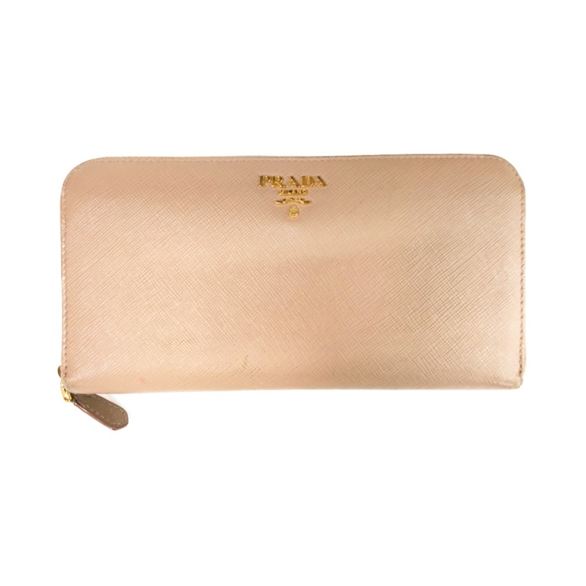 素敵な PRADA PRADA プラダ サフィアーノ パスケース付 リボン プラダ