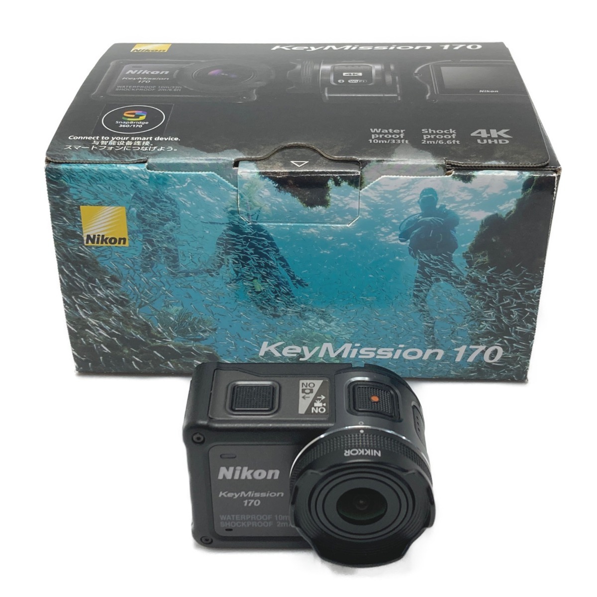 品質保証限定SALE Nikon - Nikon アクションカメラ KeyMission 170BK
