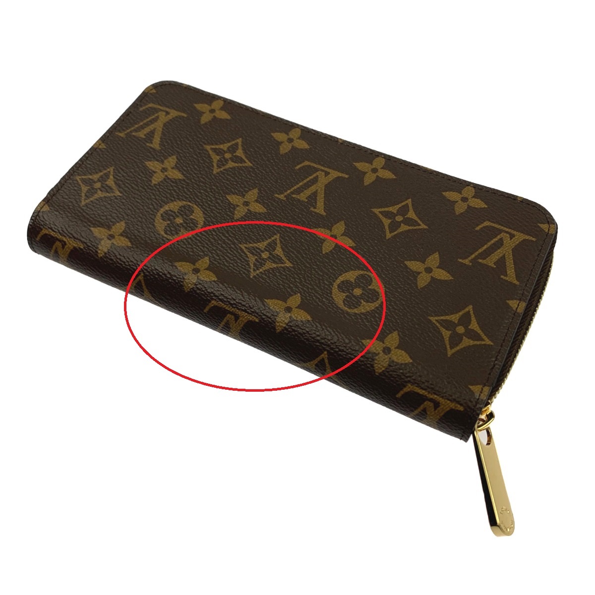 ▽▽ LOUIS VUITTON ルイヴィトン ジッピーウォレット　長財布　モノグラム M42616 目立った傷や汚れなし_画像4