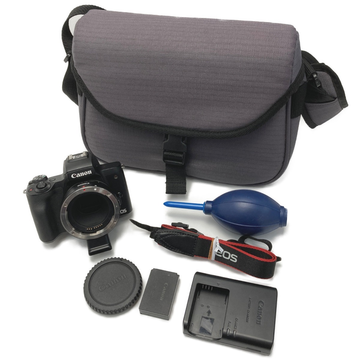 DISCOVERED イージーカバー Canon EOS Kiss X80 用 カメラカバー ブラック 液晶保護フィルム付き