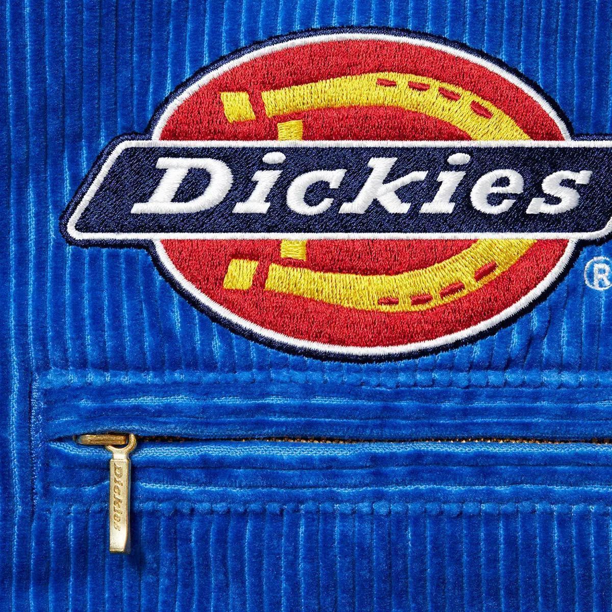 【キムタク着用】Supreme/Dickies Corduroy Work Jacket Blue Mサイズ