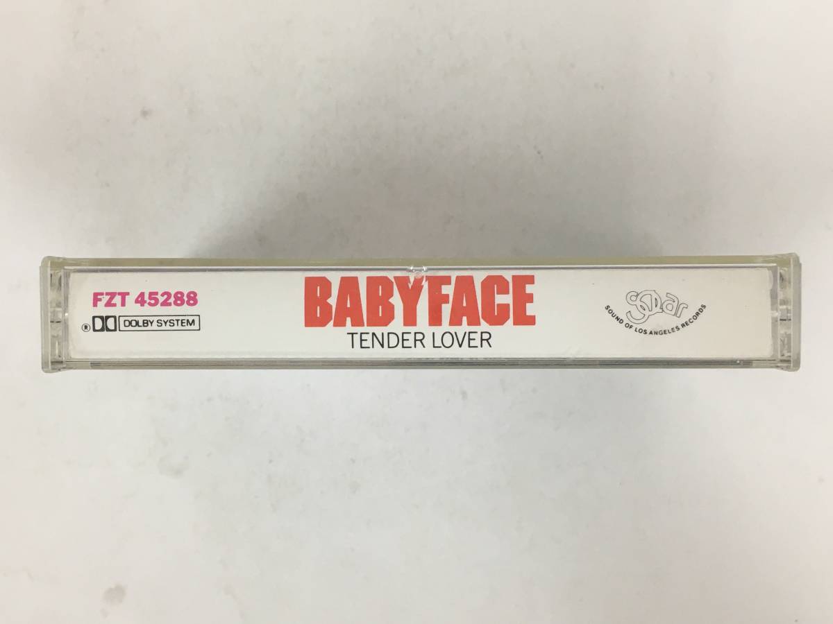 ■□R081 BABY FACE ベイビー・フェイス TENDER LOVER テンダー・ラヴァー カセットテープ□■の画像3