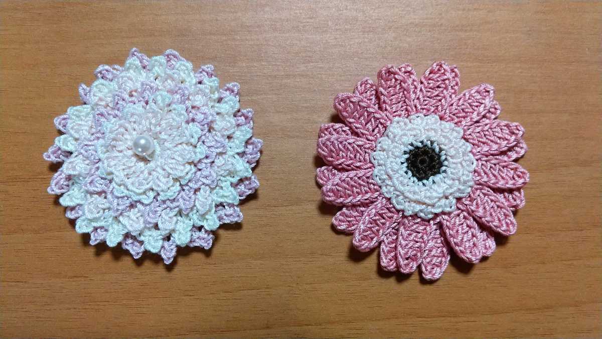 ☆ハンドメイド☆お花のモチーフ　1４個☆_画像3