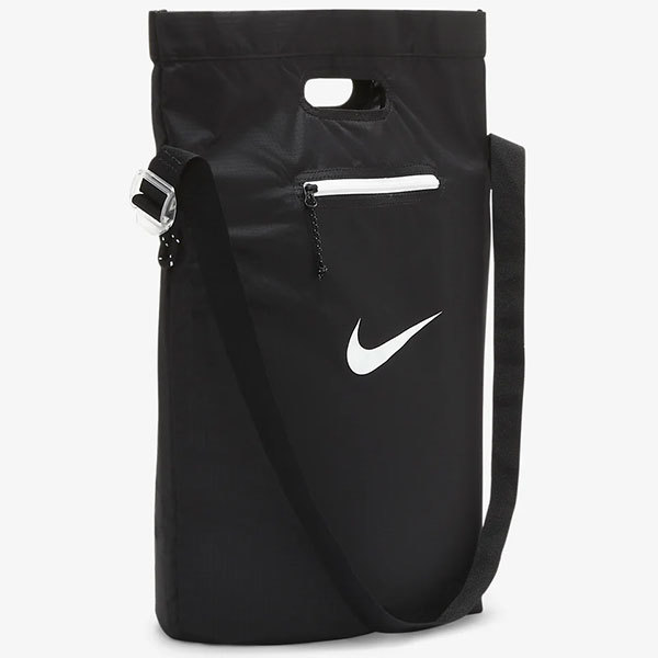 新品 NIKE STASH TOTE BAG ナイキ スタッシュ トートバッグ ブラック スウッシュ バッグ エコバッグ 折り畳み コンパクト NSW 13L 正規品_画像4