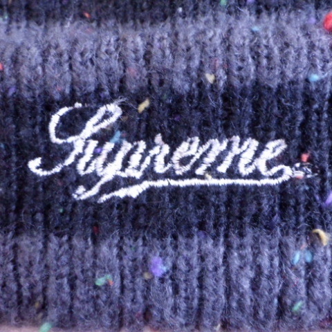 Supreme - Stripe Speckle Beanie 野村周平着用 オリジナル 8772円