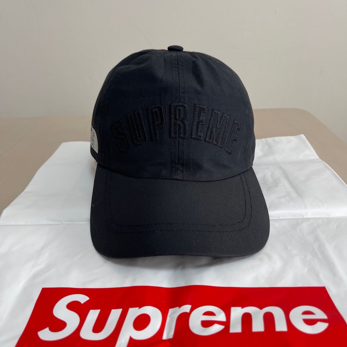 入手困難 Supreme NorthFace ロゴ ゴアテックス アーチ ハット 販売