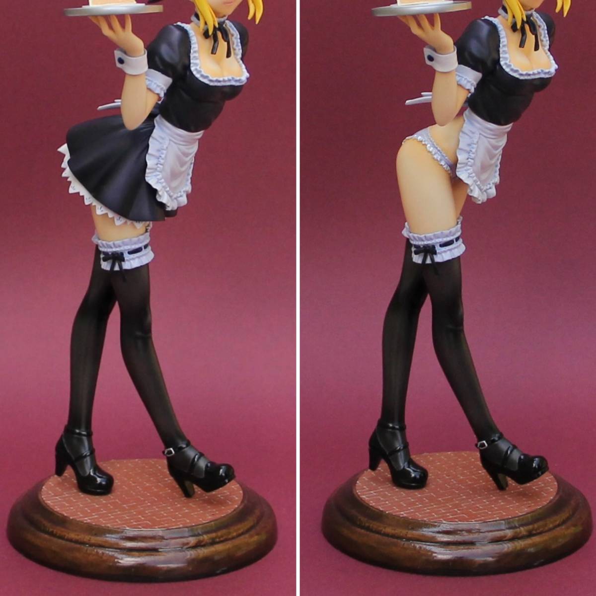 1/6 Saber Maid Ver. painting final product ( I paint modification ) garage kit resin cast Fate/stay night