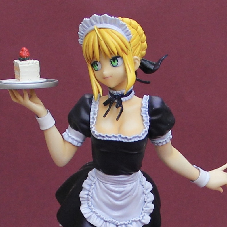 1/6 Saber Maid Ver. painting final product ( I paint modification ) garage kit resin cast Fate/stay night