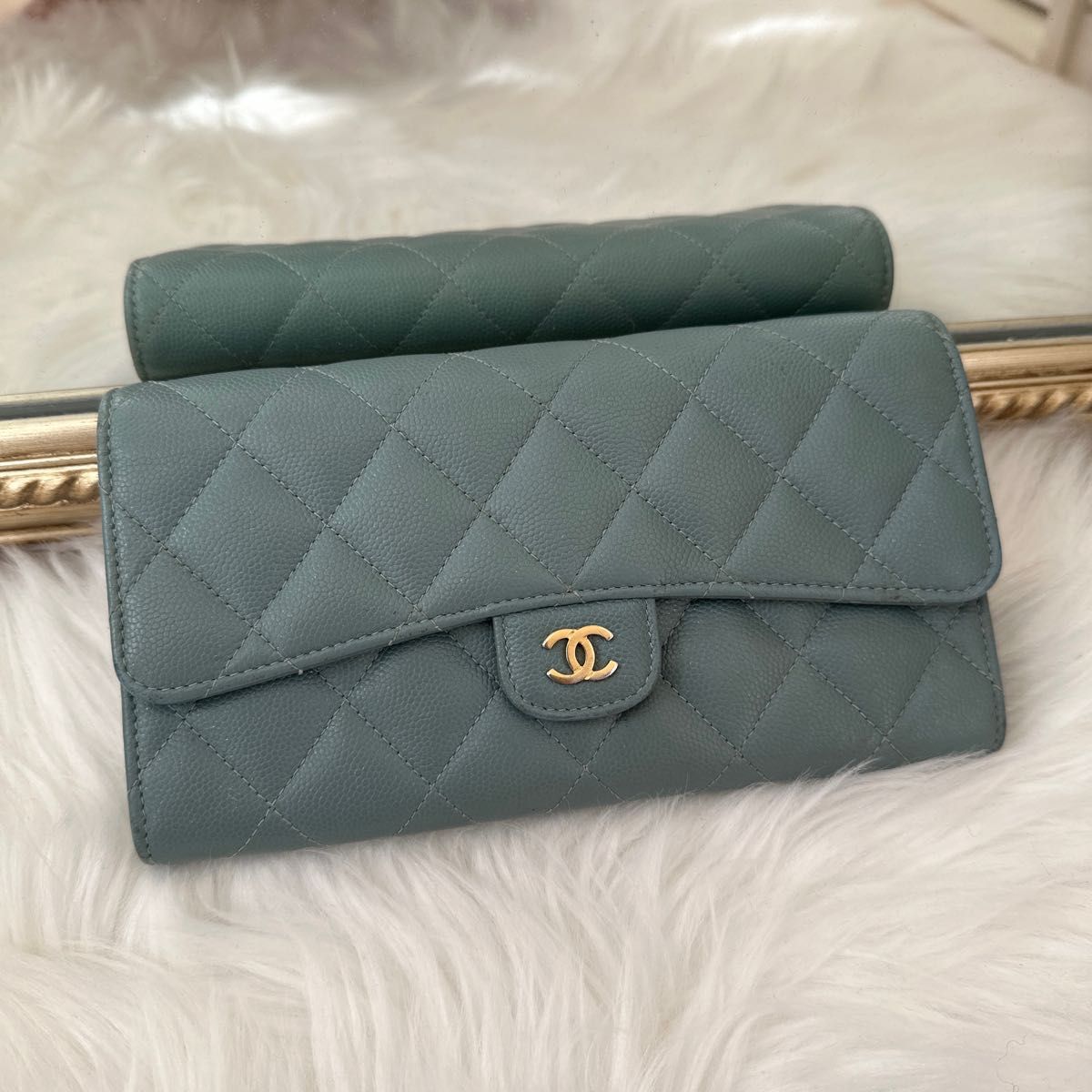 専用商品☆CHANEL・キャビアスキンクラシックロングフラップウォレット☆-