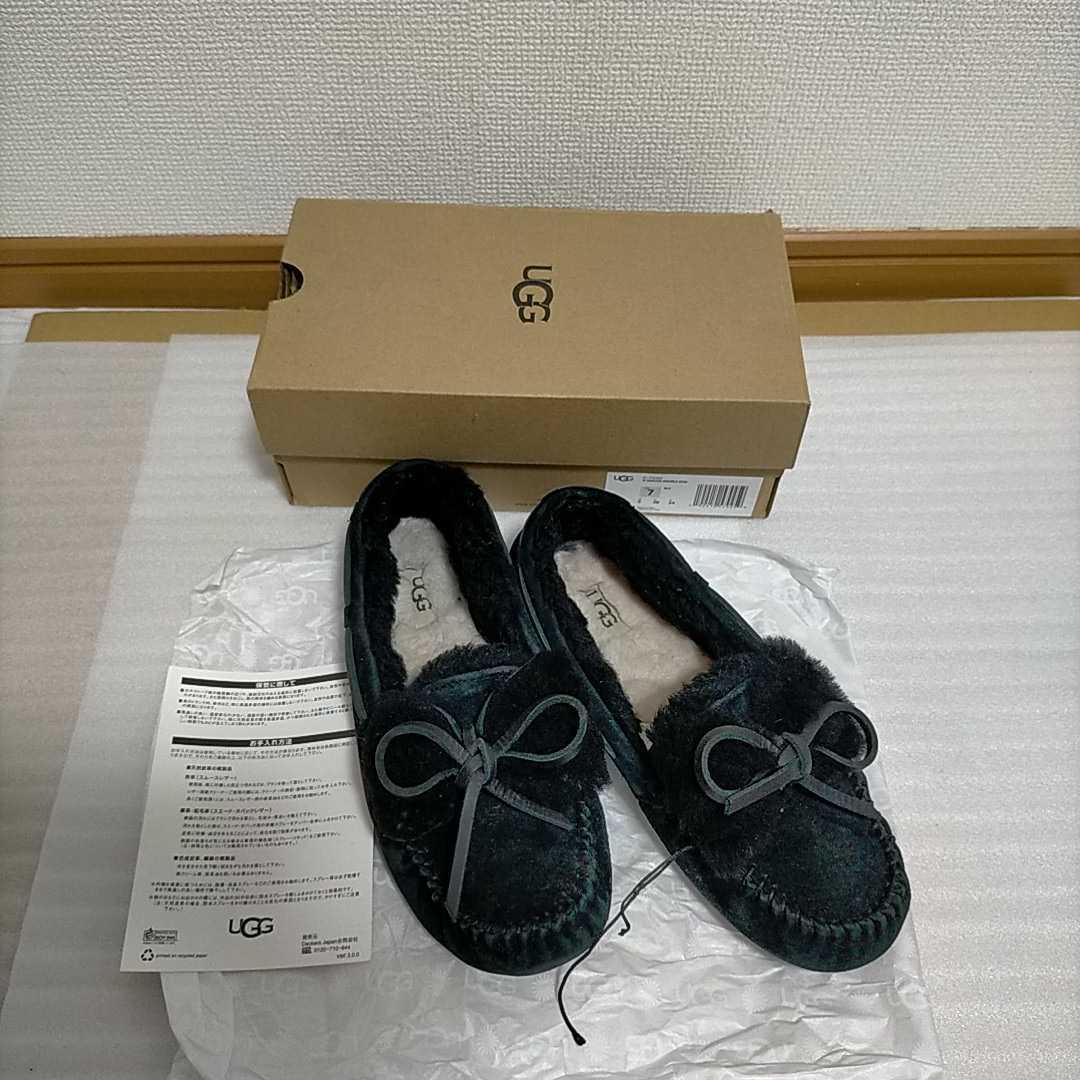 未使用に近い！UGG アグ Dakota モカシン グレー ボア 24 - 靴