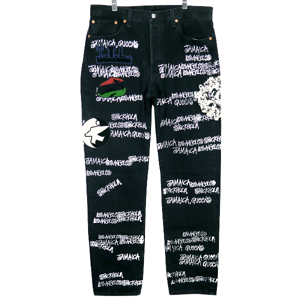 STUSSY ステューシー x OUR LEGACY アワー レガシー x DENIM TEARS デニムティアーズ x Levi's リーバイス 501 JEAN デニム ジーンズ YX_画像1