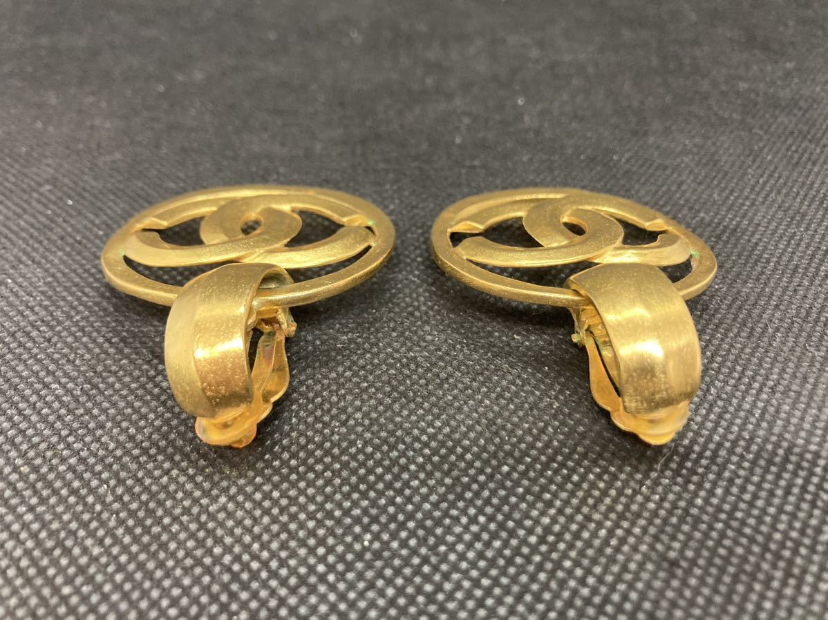 1円 □美品□ CHANEL 耳飾り シャネル イヤリング ココマーク 96P