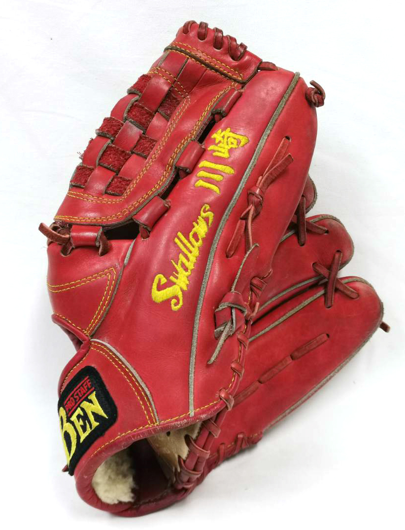 超激得 ヤフオク! - ヤクルトファン 実使用グラブ 東京ヤクルトスワ