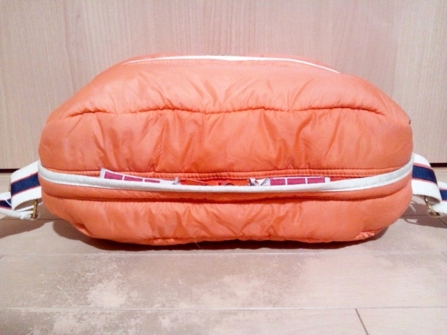 mercibeaucoup, mercibeacoup сумка-пояс бедра упаковка корпус наклонный .. one плечо оранжевый цвет белый orange белый нейлон с хлопком 