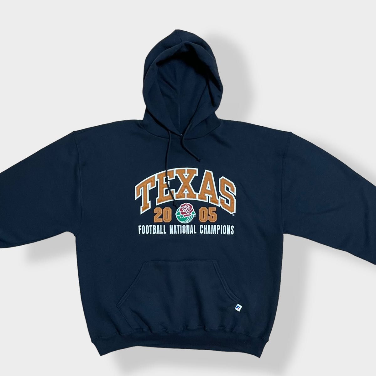 Russell】カレッジ テキサス大学 TEXAS フットボール 刺繍 Russell】カレッジ テキサス大学 TEXAS フットボール 刺繍