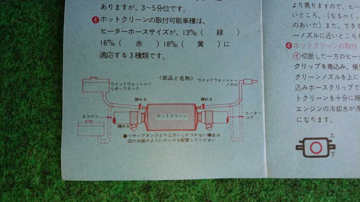 ウォッシャー液をお湯に！　Hot clean ホットクリーン　北日本ラジエーター　内径16ｍｍ_画像5