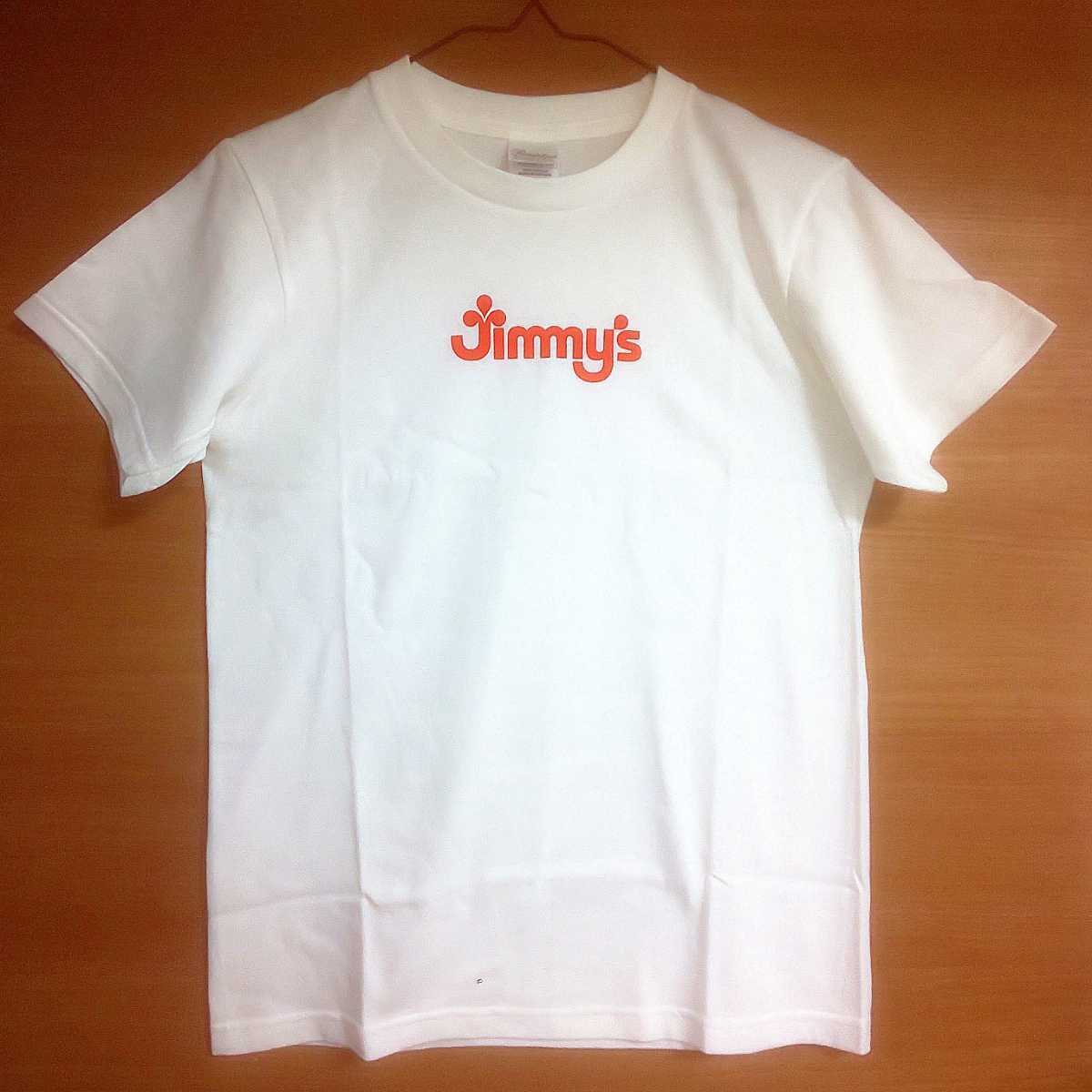 《1点のみ 販売終了 旧品 オレンジロゴ 沖縄 ジミー Tシャツ 150 cm 女性Sサイズ》 Jimmy's エコバッグ ジャーマン ケーキ ユニオン A&W_画像1